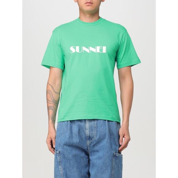 Sunnei T-Shirt Men Emerald - Picture 1 of 4